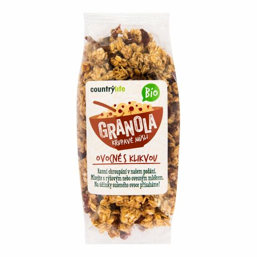 Granola - Křupavé müsli ovocné s klikvou 350 g BIO COUNTRY L