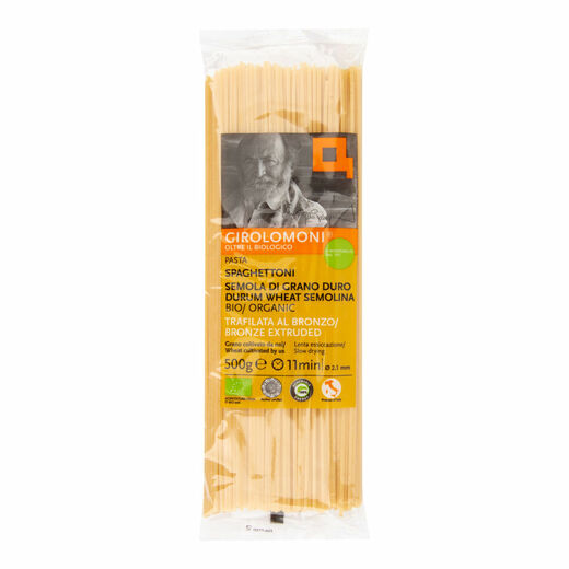 Těstoviny špagety semolinové 2,1 mm 500 g BIO GIROLOMONI.jpg